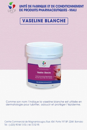 Vaseline Blanche UFCP Mali